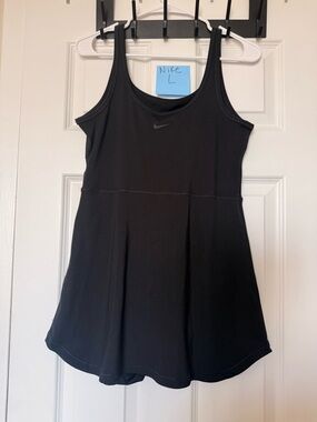 Nike Black Sleeveless Mini Dress with Built-in Shorts
